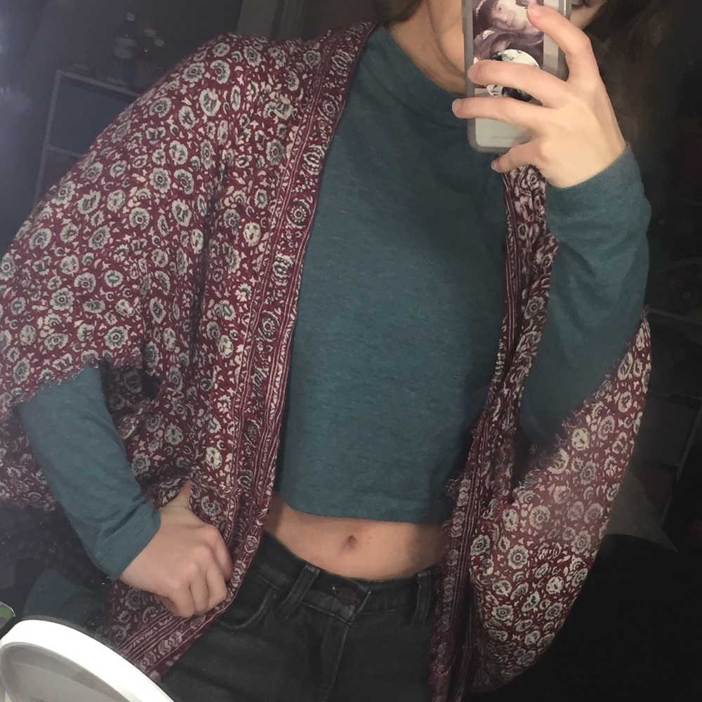 american eagle shawl/kimono